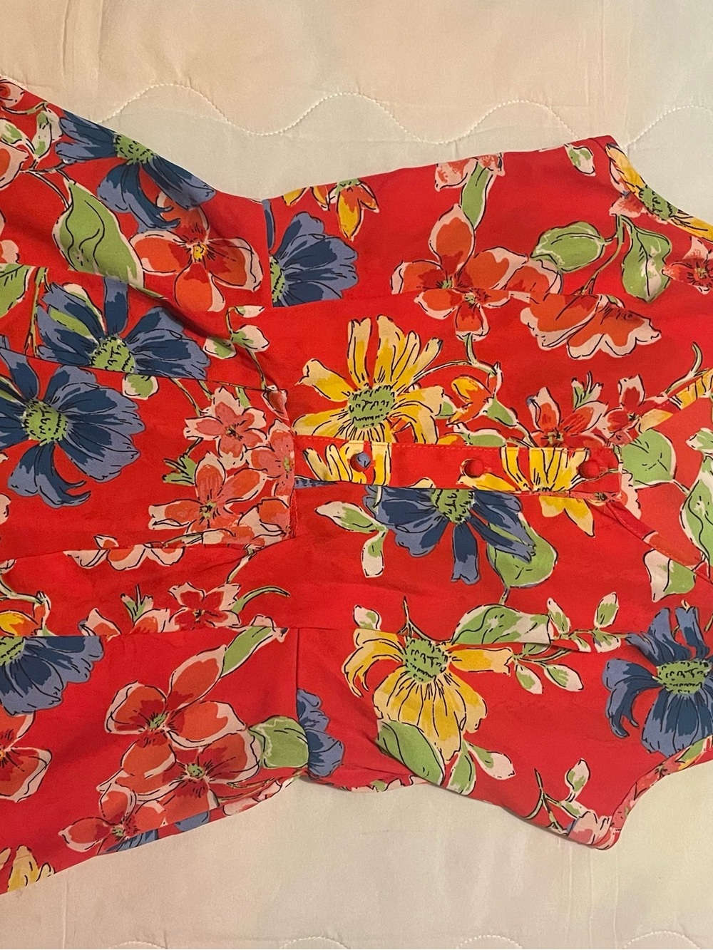 Sienna Sky Red Floral Women's Blouse